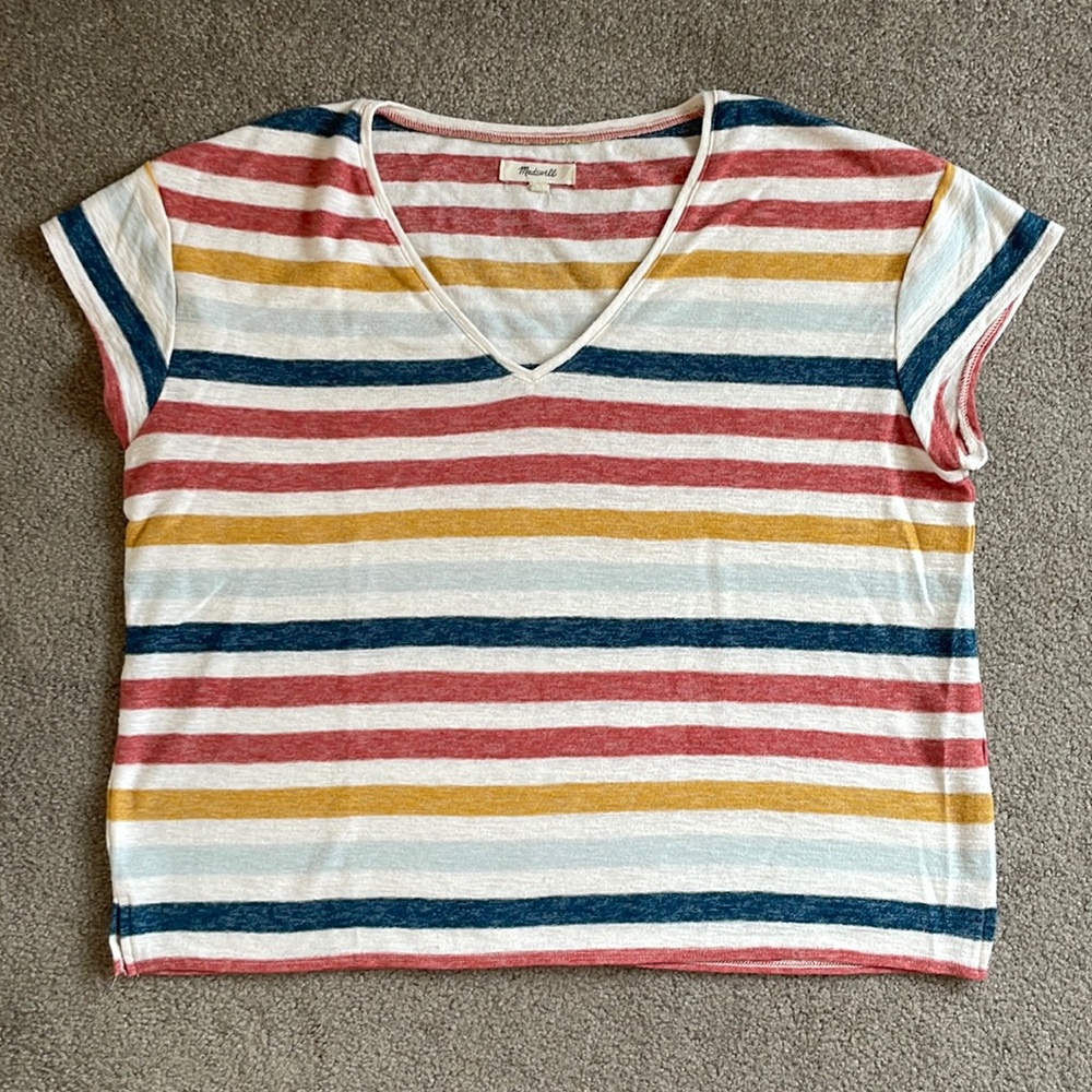 Madewell Stripe Tee in Great Condition